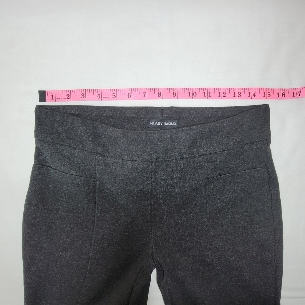 Hilary Radley Pull On Skinny Stretch Women's Dark Gray Pants Size Medium - Picture 9 of 11